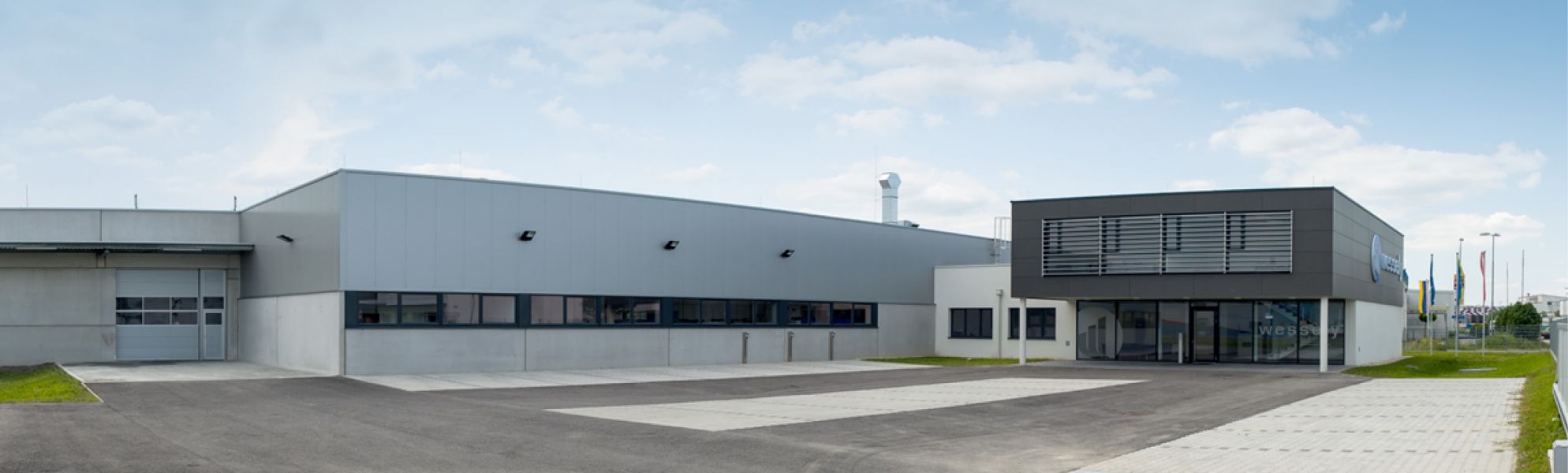 Frontalansicht der Firma Wessely