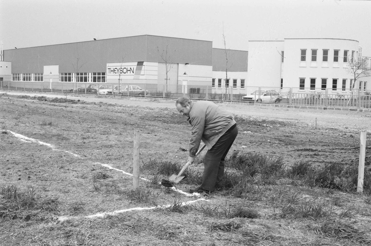 Engineer Johann Wessely at the groundbreaking ceremony for Plant 1 in Girakstrasse 1, 2100 Korneuburg